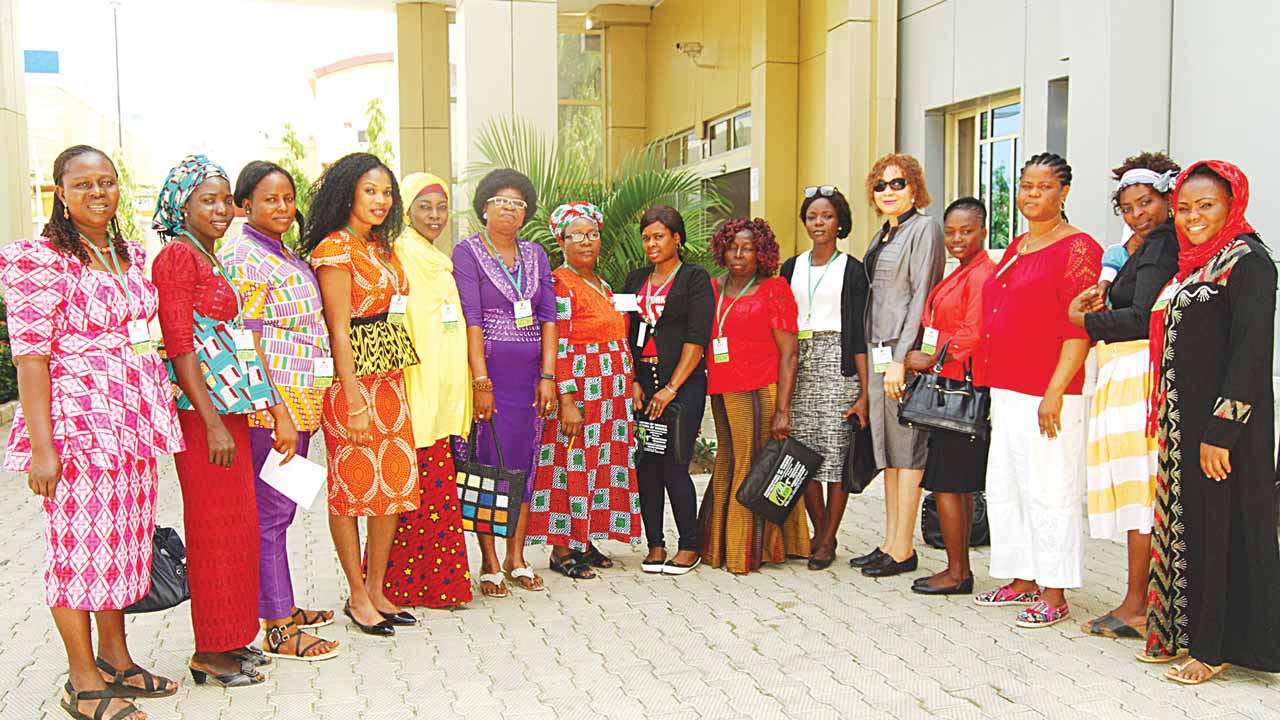 National Women Executives of Association of Drivers Instructors of Nigeria (ADIN) during the first international conference of driving instructors in Abuja