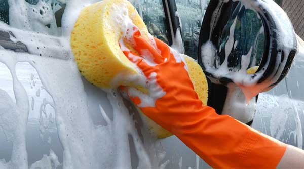 Hand washing your car